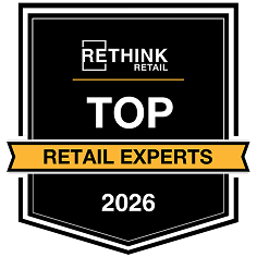 RETHINK RETAIL TOP RETAIL EXPERTS 2026 badge